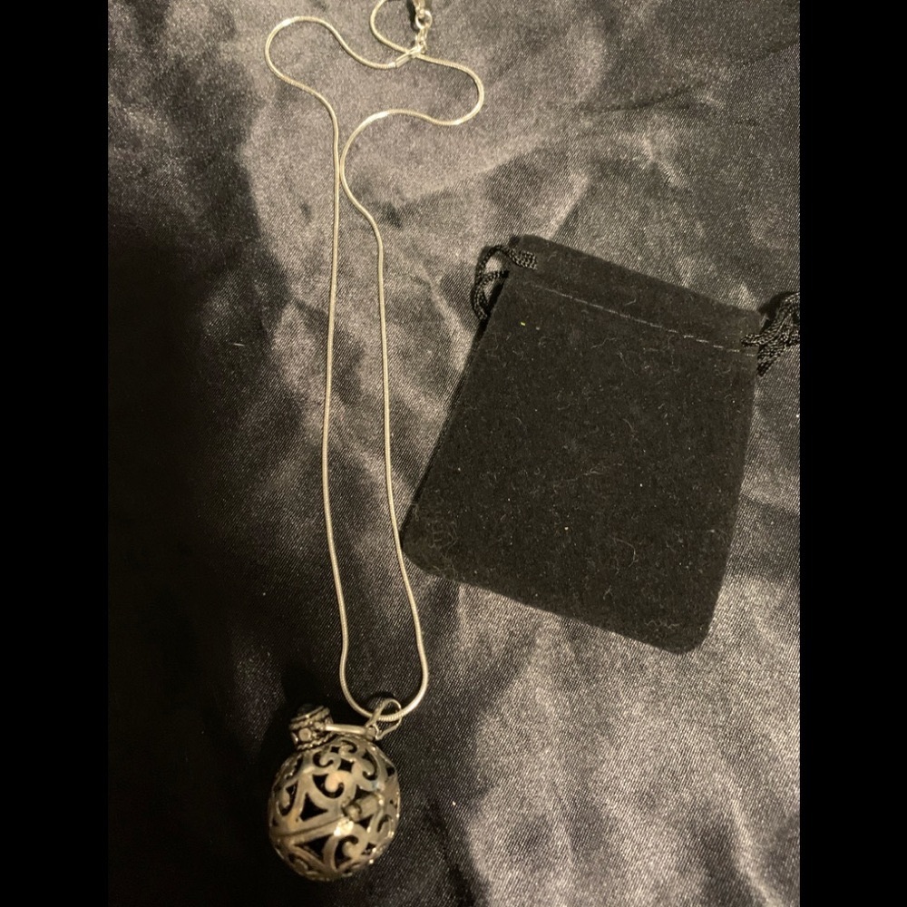 925 Angel Call Healing Harmony Chime Ball Necklace